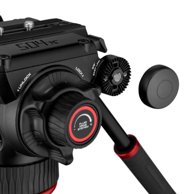 Avatar Shop|Manfrotto MVH504XAH Cap Video Fluid, CBS 4 Pasi, Flat Base, Sarcina Maxima 12 kg, Contrabalans 6,5 kg|Manfrotto Video
