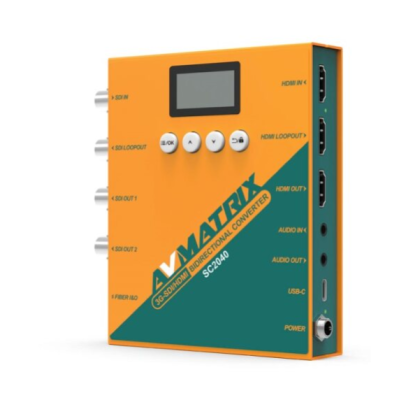 AVMatrix SC2040 Convertor Bidirectional 3G-SDI/HDMI, Scalare si Conversie Frame-Rate,...
