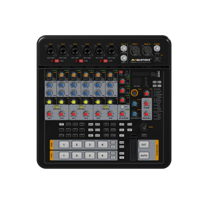 Avatar Shop|AvMatrix Shark H4M Switcher Audio Video, 4x HDMI, Iesiri HDMI si USB-C, Streaming RTMP/SRT, Inregistrare SD/USB|AVMATRIX