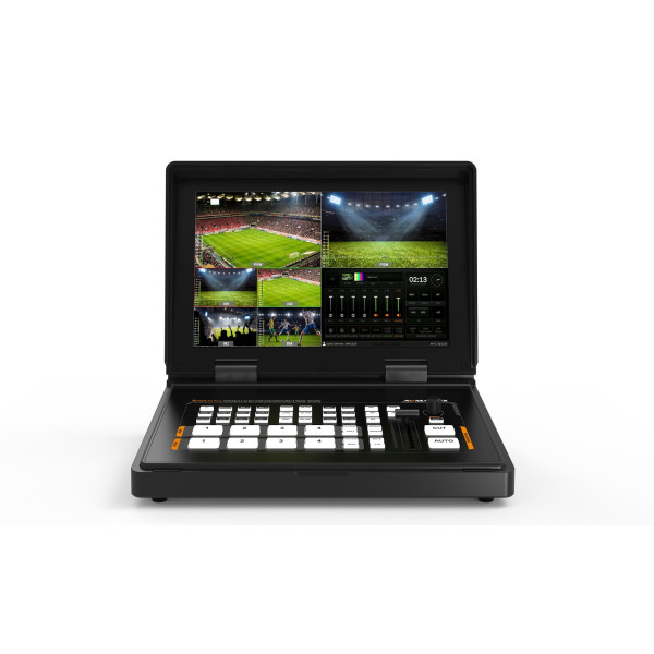 AvMatrix Shark S4 Plus Switcher Video Portabil, 4 Canale, Display 10.1 IPS, 2x HDMI, 2x 3G-SDI, Streaming RTMP/SRT