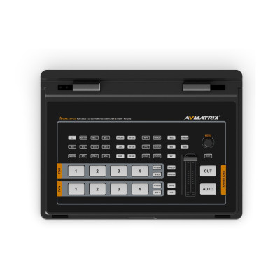 Avatar Shop|AvMatrix Shark S4 Plus Switcher Video Portabil, 4 Canale, Display 10.1 IPS, 2x HDMI, 2x 3G-SDI, Streaming RTMP/SRT|AVMATRIX