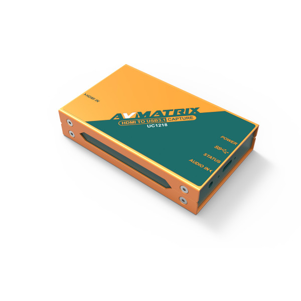 Avmatrix UC1218 Capturator Video HDMI la USB3.1 Type-C, Necomprimat, 1080p60, Fara Driver, Alimentare USB