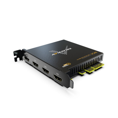 Avatar Shop|AVMATRIX VC42 Placa de Captura HDMI PCIe, 4 Canale, 1080p60, PCIe 2.0 x4, Video Necomprimat YUY2|AVMATRIX