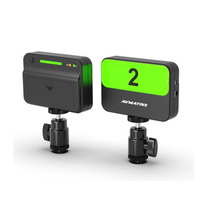 Avatar Shop|AVMATRIX TS3019-8 Sistem Tally Wireless Multi-Camera, 8 Lampi Tally, Raza 200m, 433 MHz, Compatibil vMix, Pana la 16 Camere|AVMATRIX