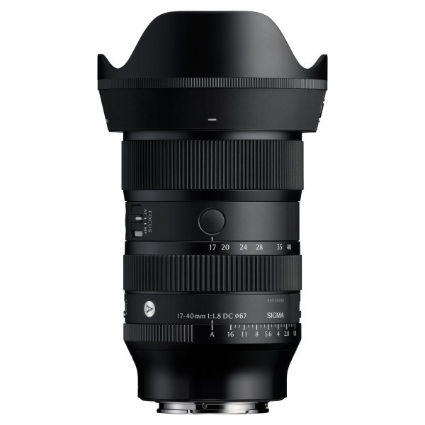 Obiectiv Sigma 17-40mm F1.8 DC Art Canon RF, Format APS-C, Autofocus HLA, Zoom Intern, Inel Control, Filtru 67mm