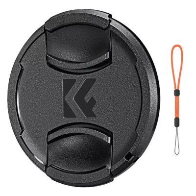 Avatar Shop|K&F 58MM Lens Cap printed with KF logo  with anti-lost string, individually packaged in OPP bag|K&F Concept