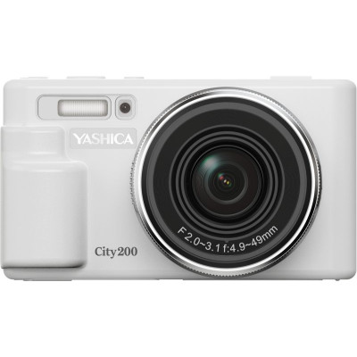Yashica City 200, Aparat Foto Digital Compact, Alb, Senzor Sony 13MP, Zoom Optic 10x,...