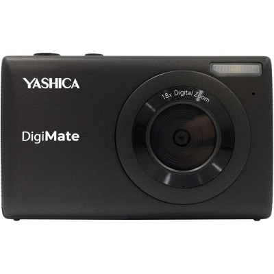 Yashica DigiMate Aparat Foto Compact, Negru, Senzor 8MP, Zoom Digital 18x, Ecran TFT...
