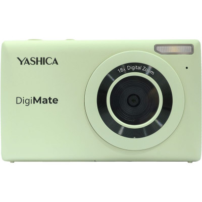 Yashica DigiMate Aparat Foto Digital Compact, Verde, Senzor 8MP, Zoom Digital 18x,...