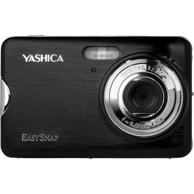 YASHICA EasySnap Camera Digitala, Culoare Negru, Zoom Digital 8X, 7 Moduri Scena