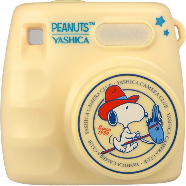 Yashica x Peanuts Mini Camera Digitala Cream, 8MP, Video Full HD 1080p, Ecran LCD 2.4 inch, Zoom Digital 4x