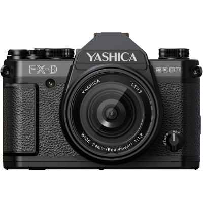 Yashica FX-D S300 Camera Digitala cu Simulare Film, Senzor 50MP, Obiectiv 24mm f/1.8,...