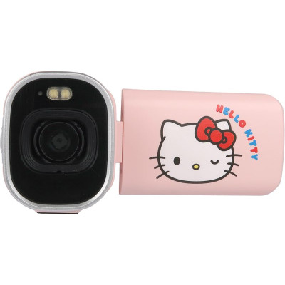 Yashica x Hello Kitty DigiPocket Camcorder, Roz, Senzor Sony CMOS 4K, Zoom Digital 4x,...