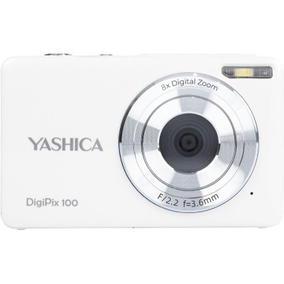 Yashica DigiPix 100 Aparat Foto Digital Compact, Culoare Alba, Rezolutie 8MP, Video...