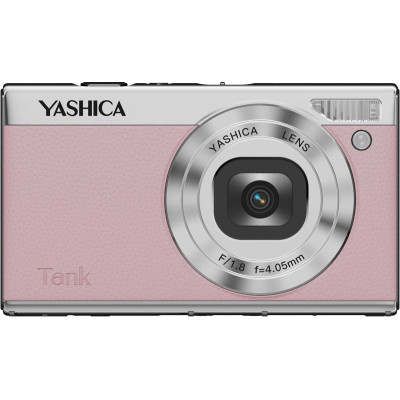 YASHICA Tank Pink, Camera Digitala Compacta, Senzor 12MP, Video 4K, Ecran Flip 3 inch,...