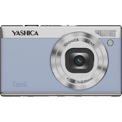 Yashica Tank Camera Digitala Compacta, Albastru, Senzor 12MP, Video 4K, Ecran Rabatabil...