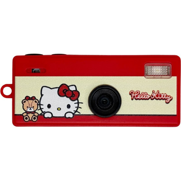 YASHICA Funtastic Keychain Camera, Editie Hello Kitty, Senzor CMOS 1MP, Ecran Rotativ 180 Grade, Rezolutie 1440x1080