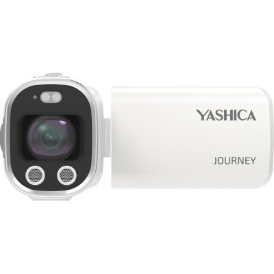 Avatar Shop|Yashica Journey Camera Video 4K, Unghi Larg 115 Grade, Ecran Flip, Design Compact, Culoare Alba|Yashica