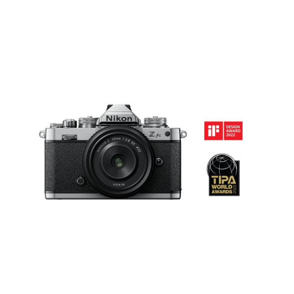 Nikon Zfc - Aparat Foto Nikon Mirrorless 20.9MP 4K | Kit obiectiv 28mm f/2.8
