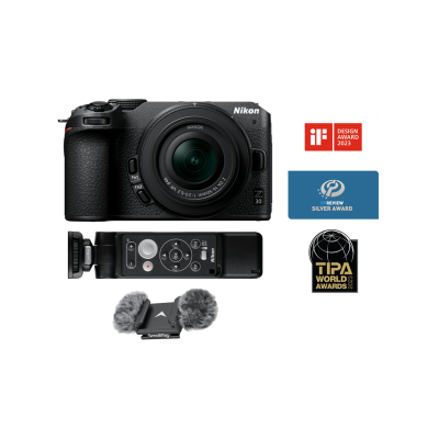 Kit Nikon Z30 Mirrorless Vlogger Kit + Obiectiv Z DX 16-50mm f/3.5-6.3 VR NIKKOR