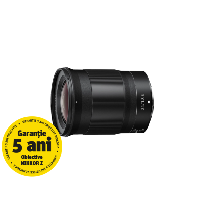 Obiectiv foto mirrorless Nikon Z 24mm f/1.8 S NIKKOR