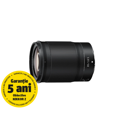 Obiectiv foto mirrorless Nikon Z 85mm f/1.8 S NIKKOR