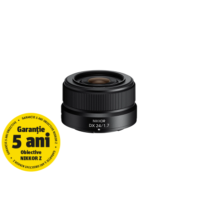 Obiectiv foto mirrorless Nikon Z DX 24mm f/1.7 NIKKOR