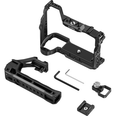 Avatar Shop|SmallRig 6703 Cage Kit pentru Sony Alpha 7R VI, Carcasa Protectie, Placa Arca-Swiss HawkLock, Sina NATO, Maner Superior|SmallRig