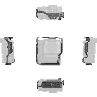 Avatar Shop|SmallRig 5908 Cage pentru Alpha 1 II si Alpha 9 III cu VG-C5, Placa Arca-Swiss, Cold Shoe Dublu, Orificii 1/4-20|SmallRig