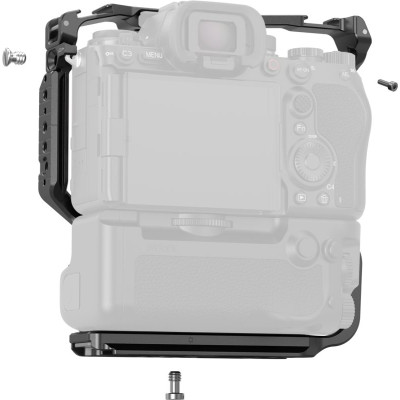 Avatar Shop|SmallRig 5908 Cage pentru Alpha 1 II si Alpha 9 III cu VG-C5, Placa Arca-Swiss, Cold Shoe Dublu, Orificii 1/4-20|SmallRig
