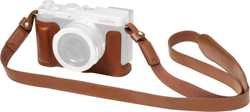 SmallRig 6275 Husa din Piele pentru Panasonic LUMIX L10, Culoare Maro, Montare Trepied 1/4"-20, Curea de Umar Inclusa