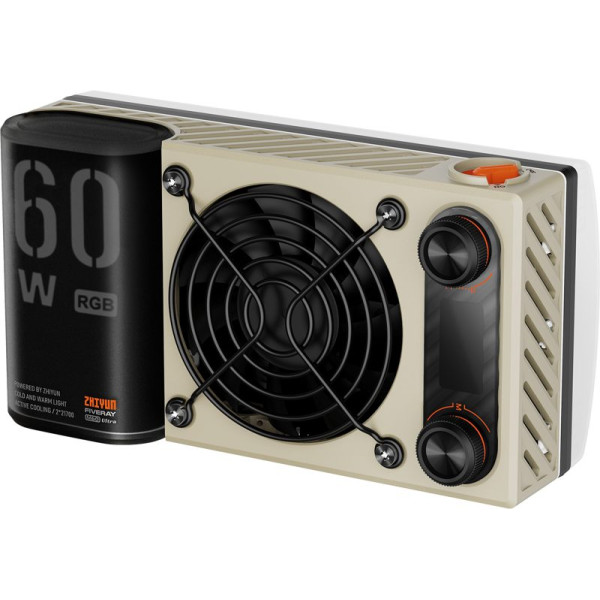 Zhiyun Fiveray M60 Ultra, Lampa LED Portabila, 60W, 6490 Lux, 2500K-10000K, Bluetooth Mesh