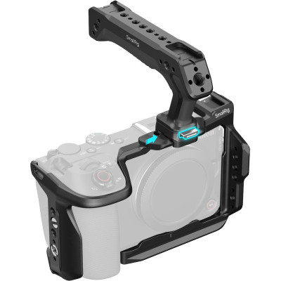 Avatar Shop|SmallRig 6379 HawkLock, Cadru cu Eliberare Rapida pentru Canon EOS R6 V, Sina NATO H21, Placa Arca-Swiss, Suport Cold Shoe|SmallRig
