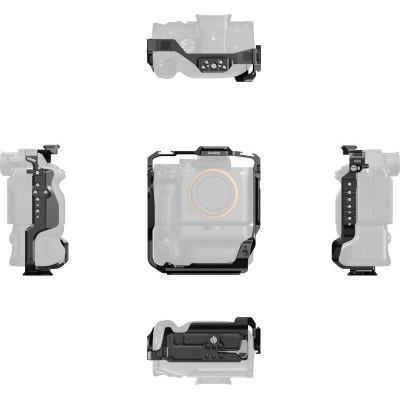 Avatar Shop|SmallRig 6114 Cage pentru Sony A7R V, A7 IV, A7S III, A1 cu VG-C4EM, Placa Arca-Swiss, Filet 1/4-20, Cold Shoe|SmallRig