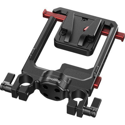 Avatar Shop|SmallRig 6273 Placa Rotativa pentru Baterii V-Mount, Dubla V-Lock, Clema Tije Duble 15mm, Rotatie 0-90°|SmallRig