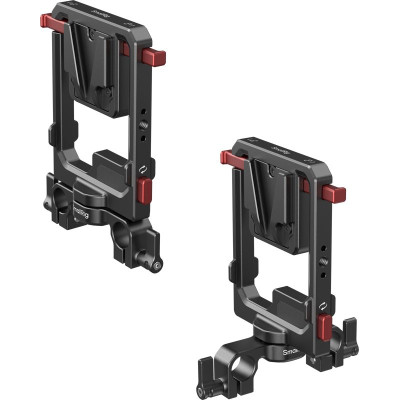 Avatar Shop|SmallRig 6273 Placa Rotativa pentru Baterii V-Mount, Dubla V-Lock, Clema Tije Duble 15mm, Rotatie 0-90°|SmallRig