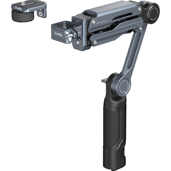 SmallRig 5508 Suport cu Amortizor pentru Filmare din Mana, Compatibil DJI Osmo Pocket 4/3, GoPro HERO13, Insta360 X5