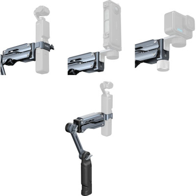 Avatar Shop|SmallRig 5508 Suport cu Amortizor pentru Filmare din Mana, Compatibil DJI Osmo Pocket 4/3, GoPro HERO13, Insta360 X5|SmallRig