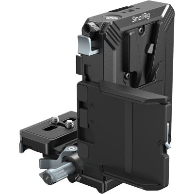 Avatar Shop|SmallRig 5227 Kit Placa Baterie V-Mount, Eliberare Rapida Arca-Swiss, Protectie Ecran LCD, Port USB-C 65W, Rotire 180°|SmallRig