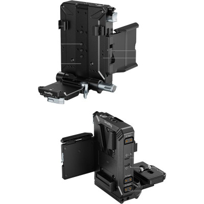 Avatar Shop|SmallRig 5227 Kit Placa Baterie V-Mount, Eliberare Rapida Arca-Swiss, Protectie Ecran LCD, Port USB-C 65W, Rotire 180°|SmallRig