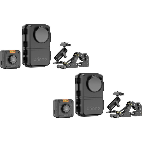 Brinno BCC5000 Kit x2, Camera Time Lapse 4K, Senzor Sony STARVIS 2, Wi-Fi si BLE, Unghi 118°, Carcasa ATH5000