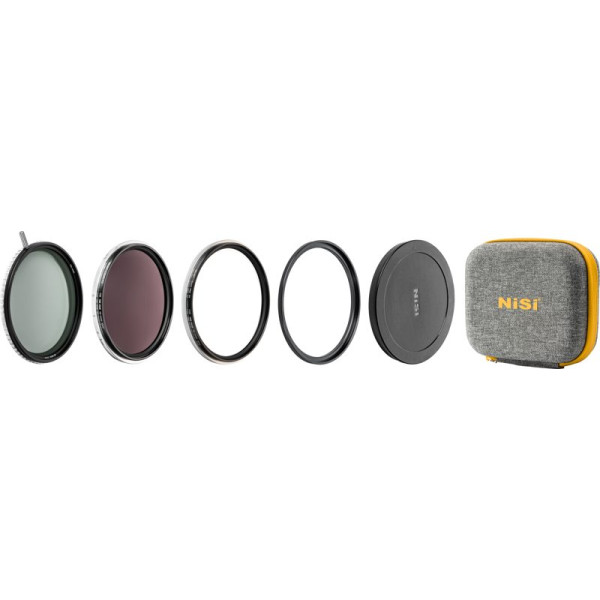 NiSi Filter Swift System VND / Black Mist Kit 77mm, VND 1-5 Stopuri, ND16 4 Stopuri, Black Mist 1/4