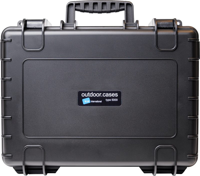 B&W Outdoor Cases Type 5000, Geanta Rigida Foto, Spuma pentru 6 Obiective Samyang VDSLR MKII, Certificare IP67