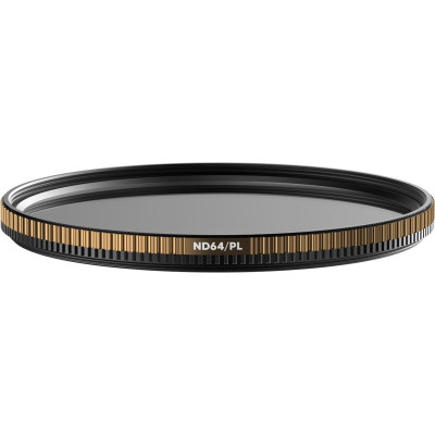 Avatar Shop|PolarPro QuartzLine ND16 (4 Stop) Filtru ND cu Polarizare, Diametru 82mm, Sticla Cuart Topit 99.9%, Cadru din Alama|POLARPRO