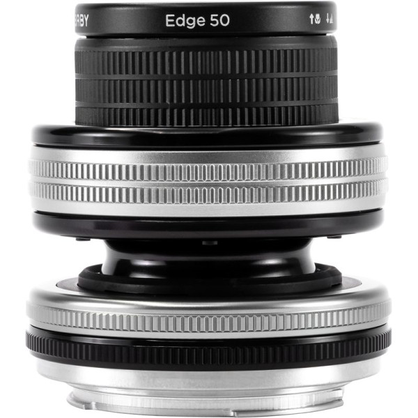 Lensbaby Composer Pro II cu Edge 50 Optic, Obiectiv Selectiv Focus, Montura Sony E, Mecanism Tilt, Zona de Claritate Ajustabila