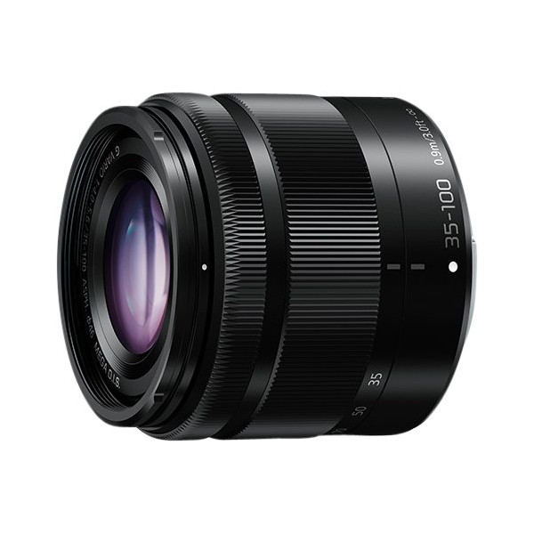 Panasonic G Vario 35-100mm f/4.0-5.6, Teleobiectiv Zoom, Montura Micro Four Thirds, Mega OIS, Negru