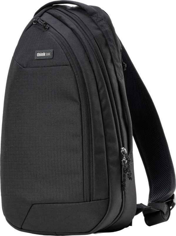 Think Tank TurnStyle 11L, Geanta Sling Foto, Negru, Buzunar Tableta, Sina Prindere Aparat, Materiale Reciclate