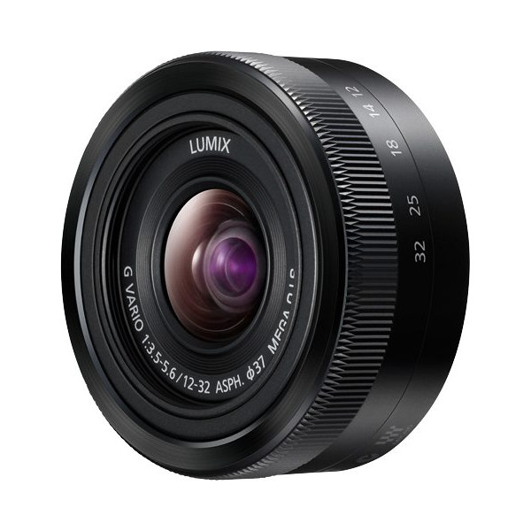 Panasonic Lumix G Vario 12-32mm f/3.5-5.6 ASPH Mega O.I.S., Obiectiv Zoom, Montura Micro Four Thirds, Negru