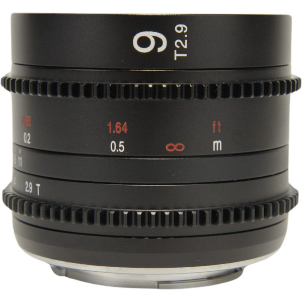 Laowa 9mm T2.9 Zero-D Cine, Obiectiv Cinematic, Montura Fuji X, Unghi 113 Grade, Focalizare Manuala, Constructie Metalica