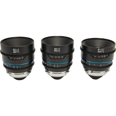 Avatar Shop|Laowa Nanomorph S35 Prime 3-Lens Bundle, 27mm 35mm 50mm, Montura Arri PL/Canon EF, Strangere Anamorfica 1.5x, Albastru|LAOWA